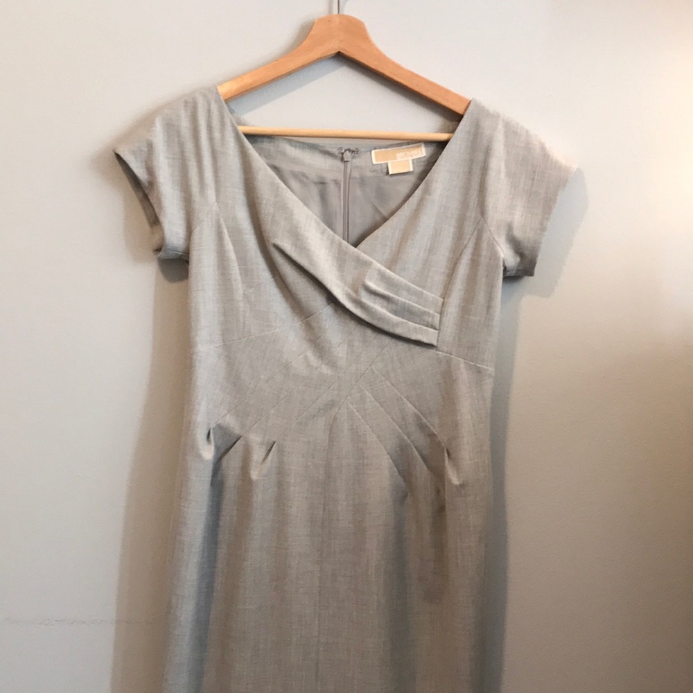 Michael Kors gray sheath dress sz 4